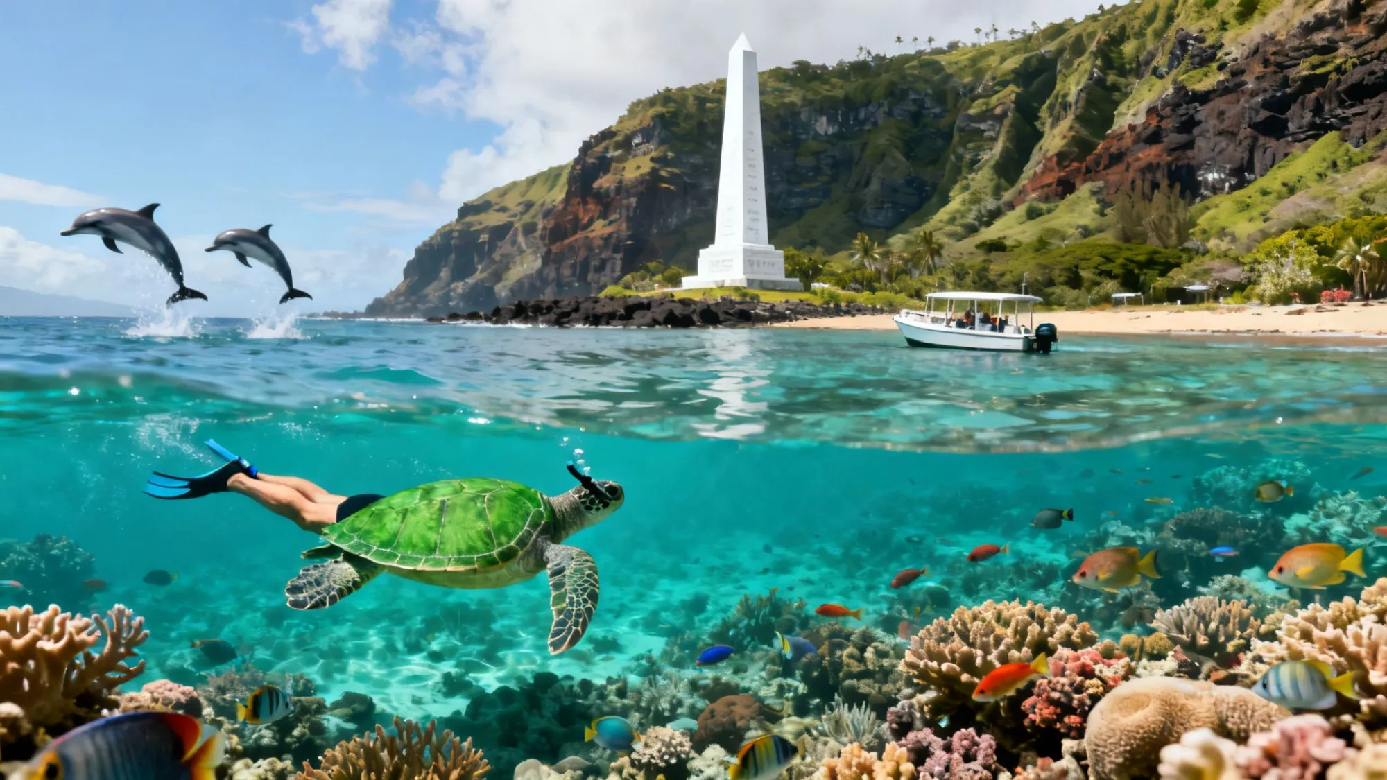 Kona Snorkel & Dolphin Watch